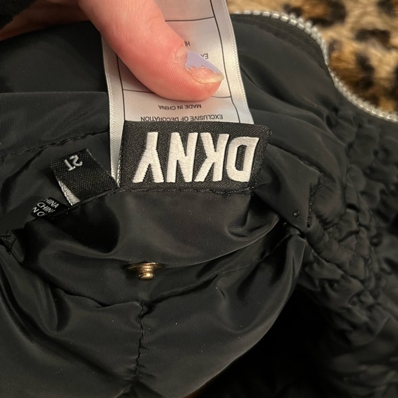 Toddler 2T DKNY Black Faux Fur Coat REVERSIBLE - Picture 7 of 9